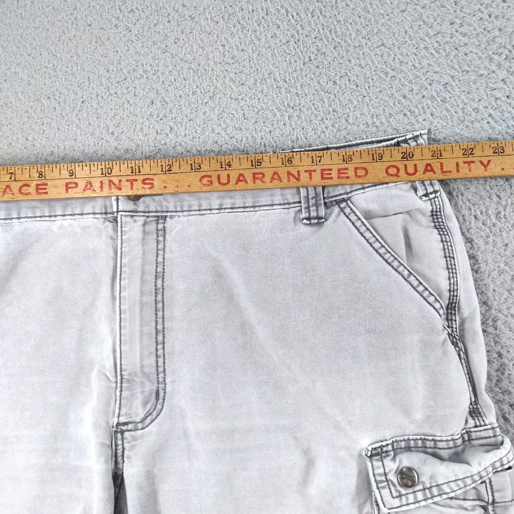 CARHARTT Cargo Shorts Mens 42 Gray Relaxed Fit 10